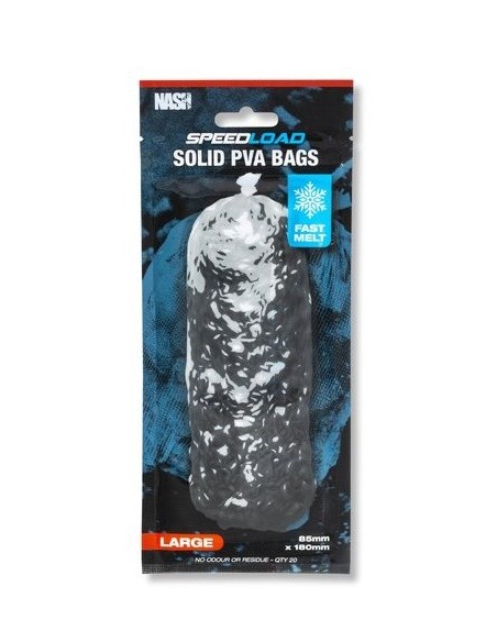 Nash bolsas pva fast(rapida)large 85x180mm 20uns