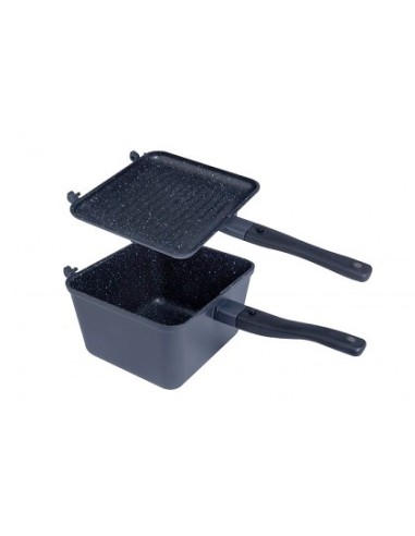 Ridgemonkey connect deep pan & griddle xl granite