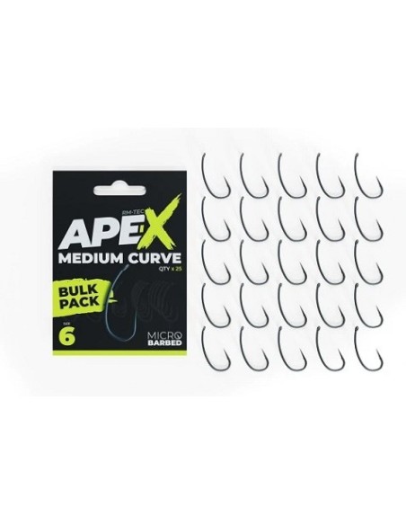 Ridgemonkey bulk pack ape-x medium curve nº6 25und