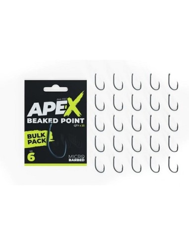 Ridgemonkey bulk pack ape-x beaked nº6 25unds