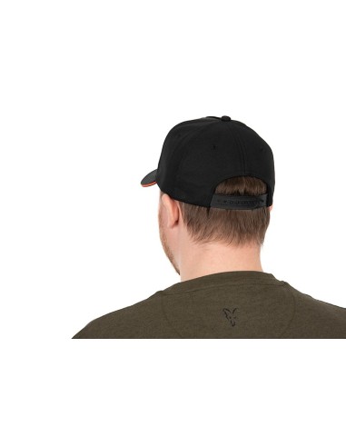 Fox new gorra baseball cap black orange