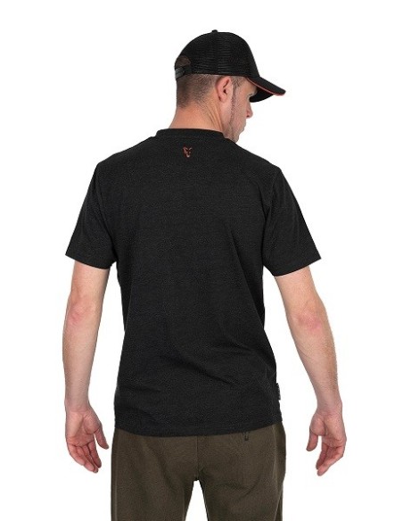 Fox new t-shirt black orange talla s