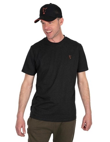 Fox new t-shirt black orange talla m