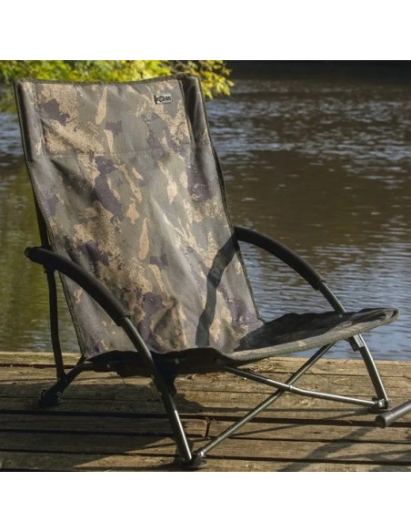 Solar silla camo foldable easy chair low