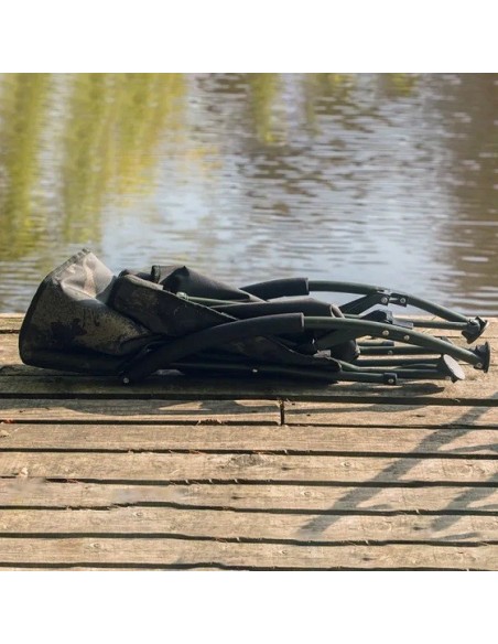 Solar silla camo foldable easy chair low