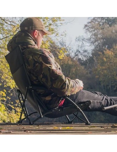 Solar silla camo foldable easy chair low