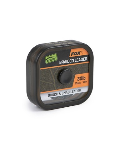 fox naturals shock & leader 30lb 13.6kg 20m