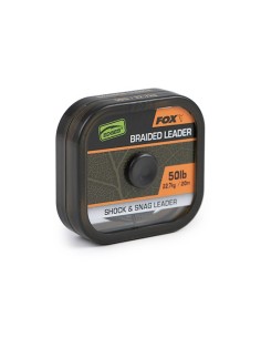 fox naturals shock & leader 50lb 22.7kg 20m