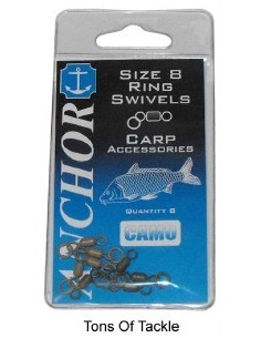 Anchor mosquetones con anilla camo nº8 8 unds 2