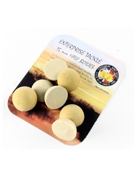 Enterprise medio boilie crema beige 15mm 8unds
