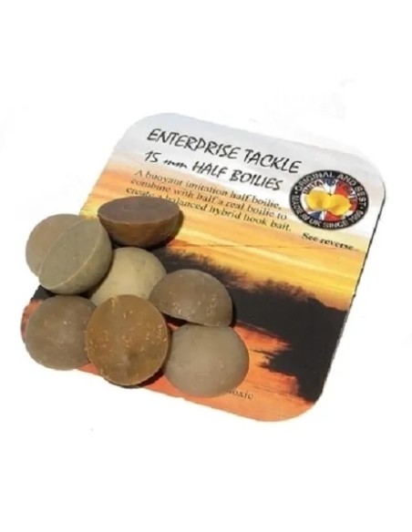 Enterprise medio boilie mezcla marrón 15mm 8unds