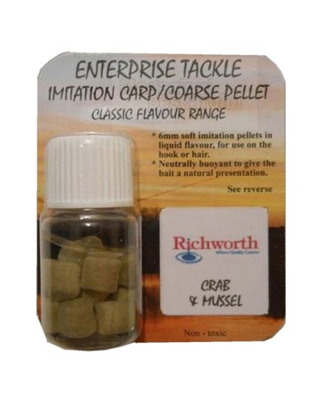 Enterprise richworth crab&mussel pellet 6mm 12uds