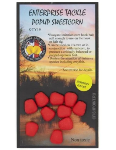 Enterprise pop-up sweetcorn (maíz rojo flotante fresa) 10uds