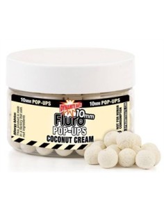 Dynamite baits pop-ups fluro coconut cream 20mm(crema de coco)