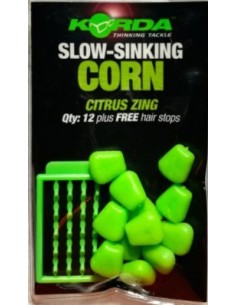 Korda slow sinking corn citrus zing green 12unds