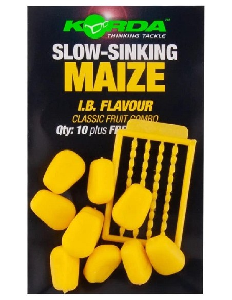 Korda slow sinking maize i.b. flavour yellow 10unds