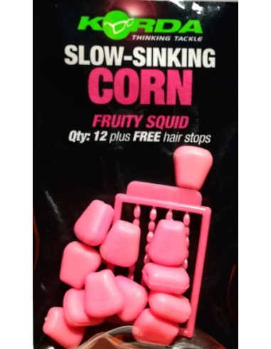 Korda slow sinking corn fruity squid pink 12unds