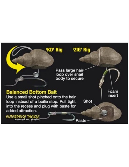 Enterprise imitacion snail caracolas 9 unds