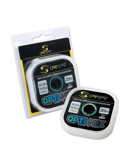Carp spirit opti-mex fluorocarbon 100% 18lb 0.35mm 20m