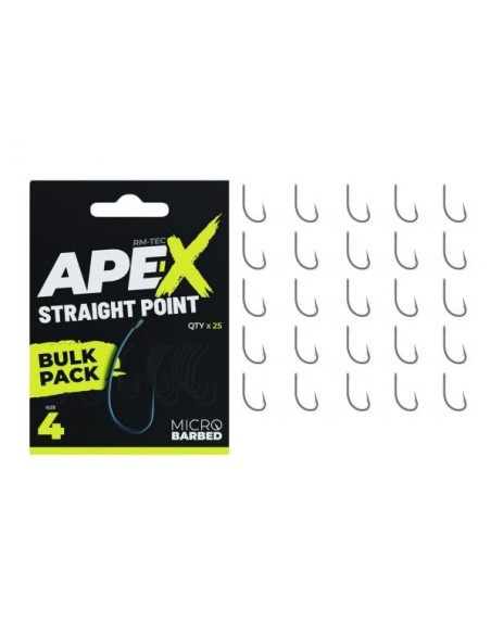 ridgemonkey bulk pack APE-X straight nº6 25unds