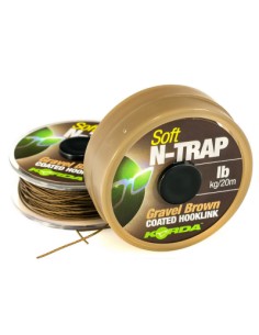 Korda N-TRAP gravel brown soft 20lb 20m 2