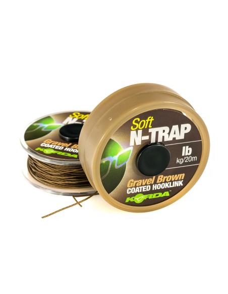 Korda N-TRAP gravel brown soft 20lb 20m