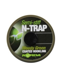 Korda N-TRAP weed green semi stiff  30lb 20m