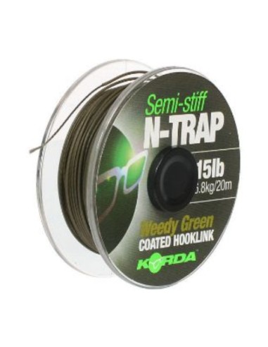 Korda N-TRAP weed green semi stiff  30lb 20m