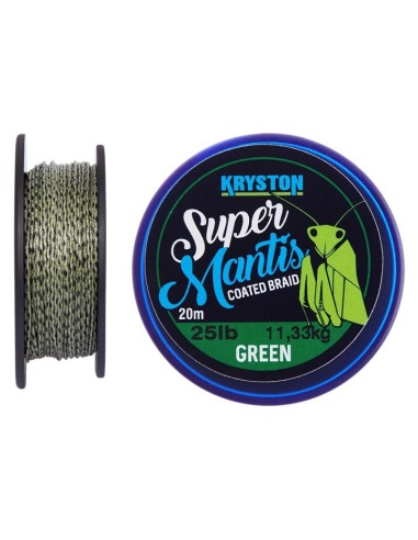 Kryston super mantis coated green(verde)35lb 20m