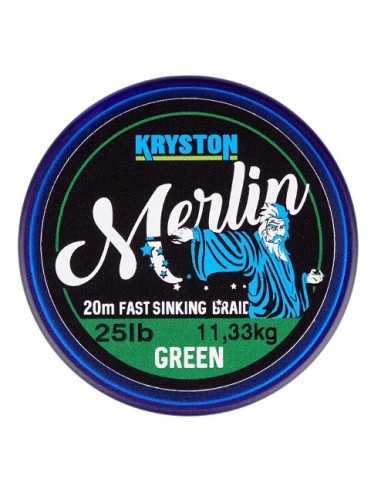 Kryston merlin sinking green 25lb 20m