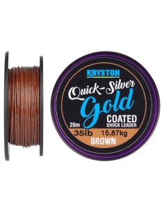 Kryston quicksilver gold shockleader brown 35lb 20m 2