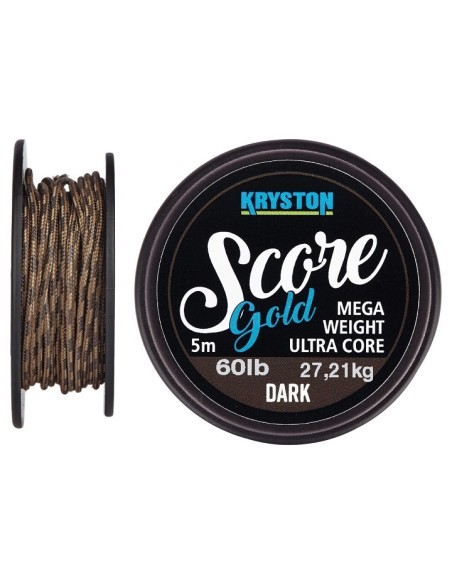 Kryston leadcore score gold dark 60lb 5m