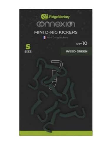 Ridgemonkey mini d-rig kickers small green 10unds