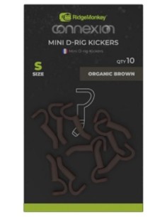 Ridgemonkey mini d-rig kickers small brown 10unds