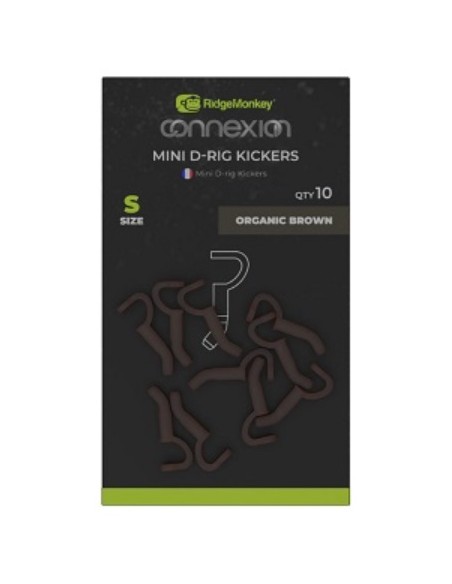 Ridgemonkey mini d-rig kickers small brown 10unds