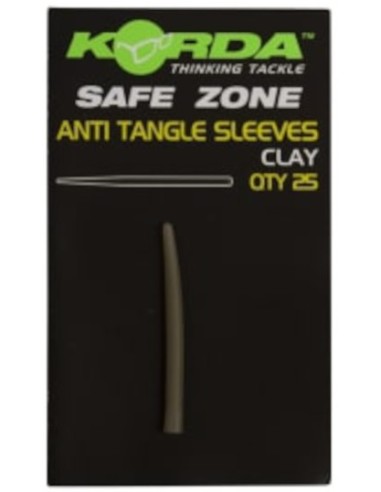 Korda anti tangle sleeves clay 25unds