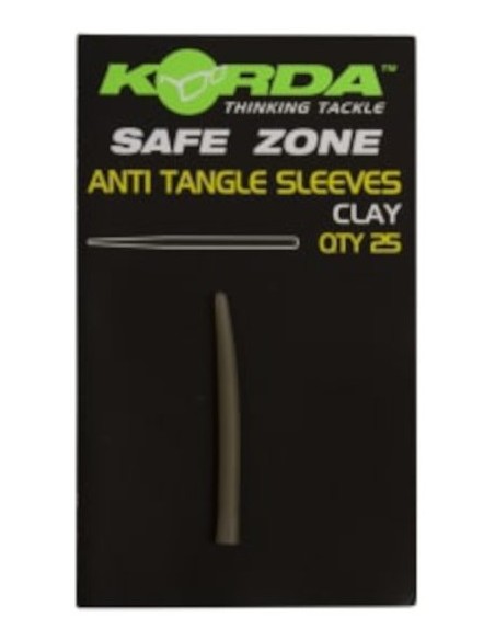 Korda anti tangle sleeves clay 25unds