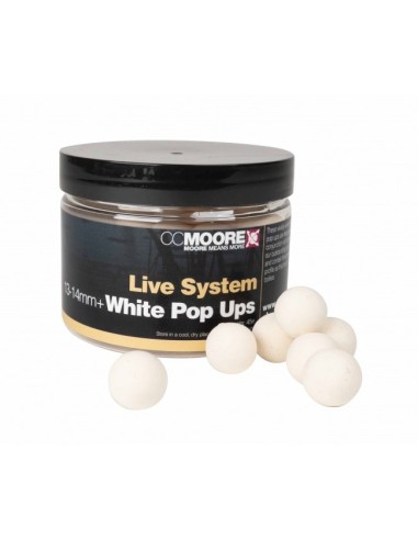 Cc moore pop-up live system white 13-14mm