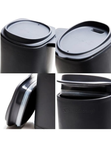 Ridgemonkey taza thermomug gunmetal gris