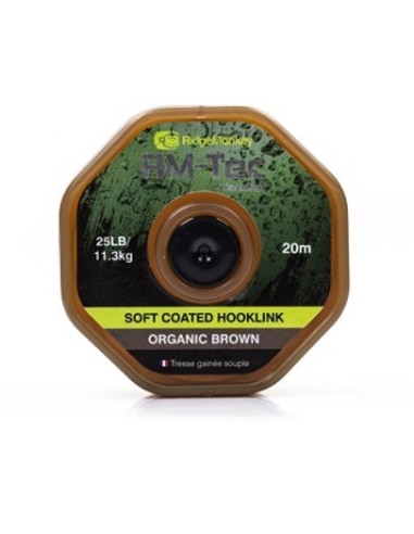 Ridgemonkey soft coated organic brown 25lb 20m