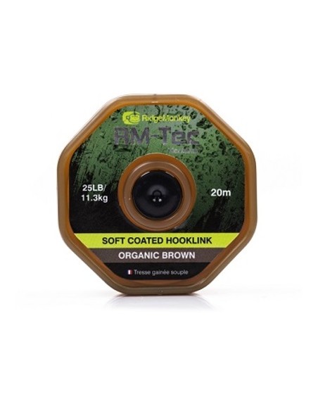 Ridgemonkey soft coated organic brown 25lb 20m
