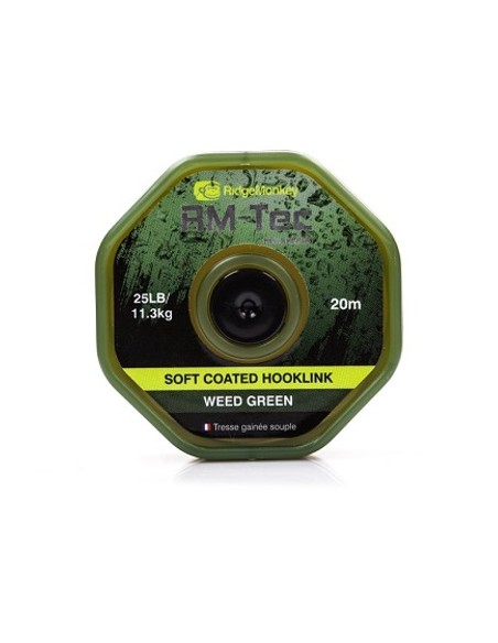 Ridgemonkey soft coated weed green 25lb 20m