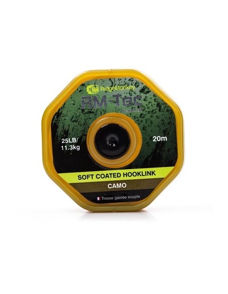 Ridgemonkey soft coated camo 25lb 20m