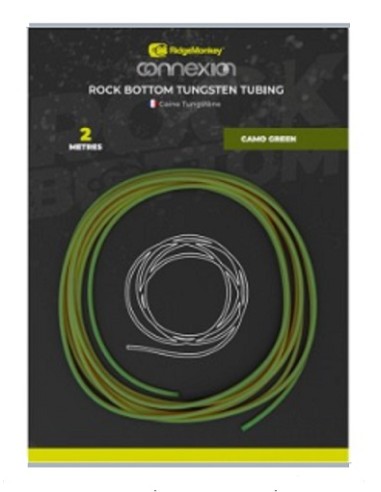 Ridgemonkey rock tungsten tubing camo green 2m