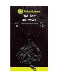 Ridgemonkey quick change swivel nº8 10unds