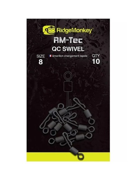 Ridgemonkey quick change swivel nº8 10unds