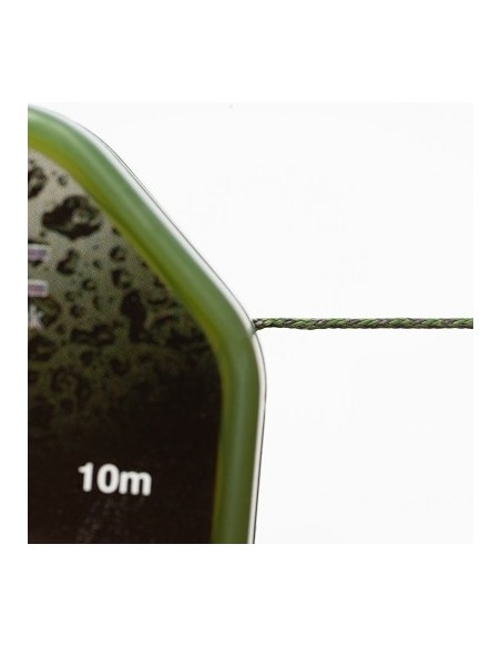 Ridgemonkey lead free leader weed green 50lb 10m
