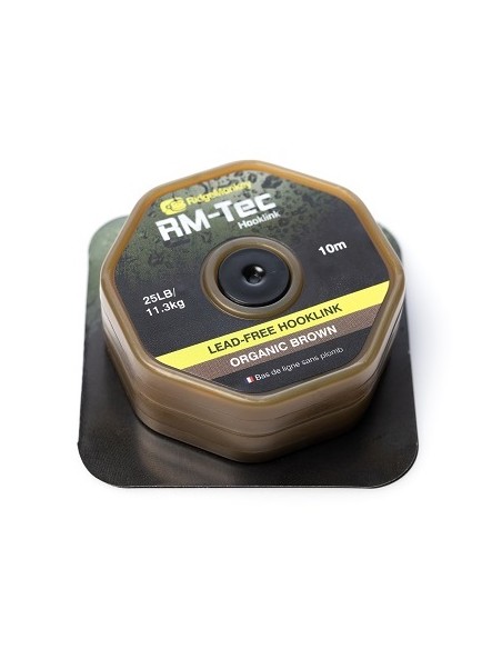 Ridgemonkey lead free leader organic brown 50lb 10m