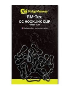 Ridgemonkey quick change hooklink small clip 20unds