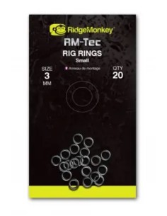 Ridgemonkey microanillas small 3.0mm 20unds